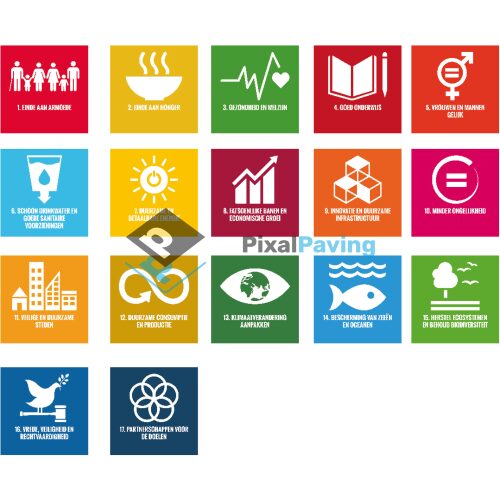 PixalPaving - stoeptegel bedrukken global goals