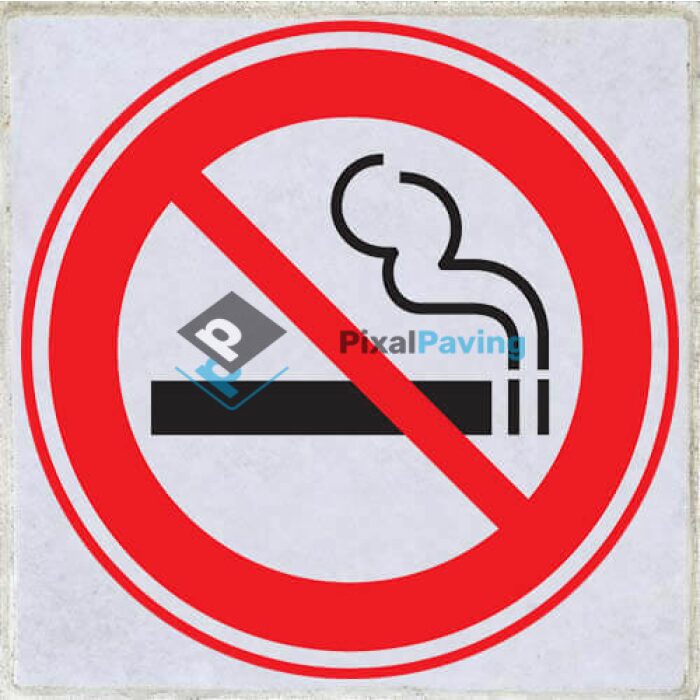 verboden te roken tegel