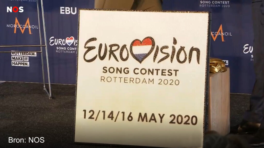 Eurovisie Songfestival ESF2020 pixalpaving print tegel